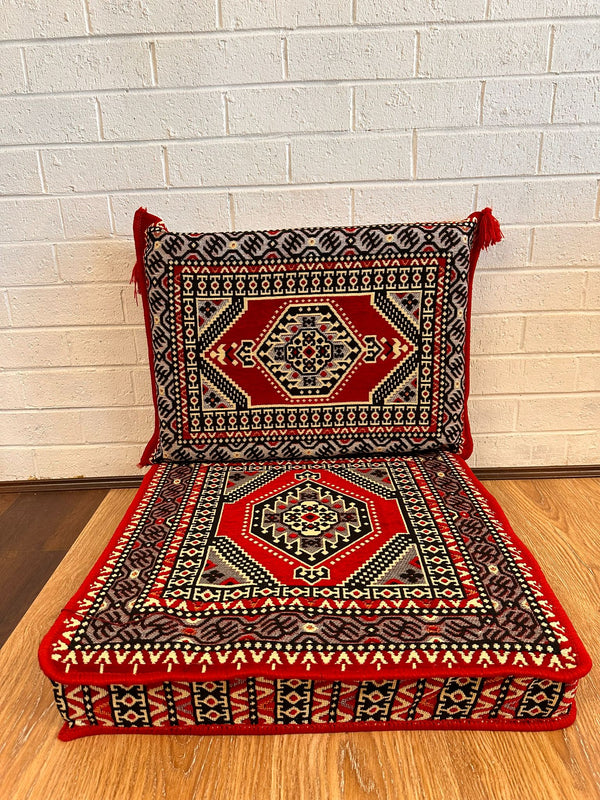 Single Cushion Set ( Red Palace )