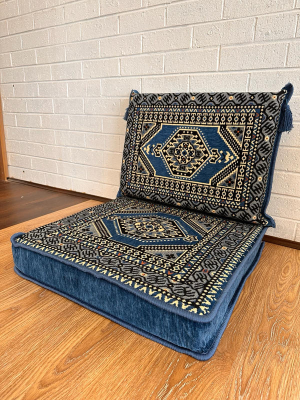 Single Cushion Set ( Blue )