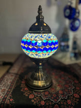Table Lamps - Blue Triangle