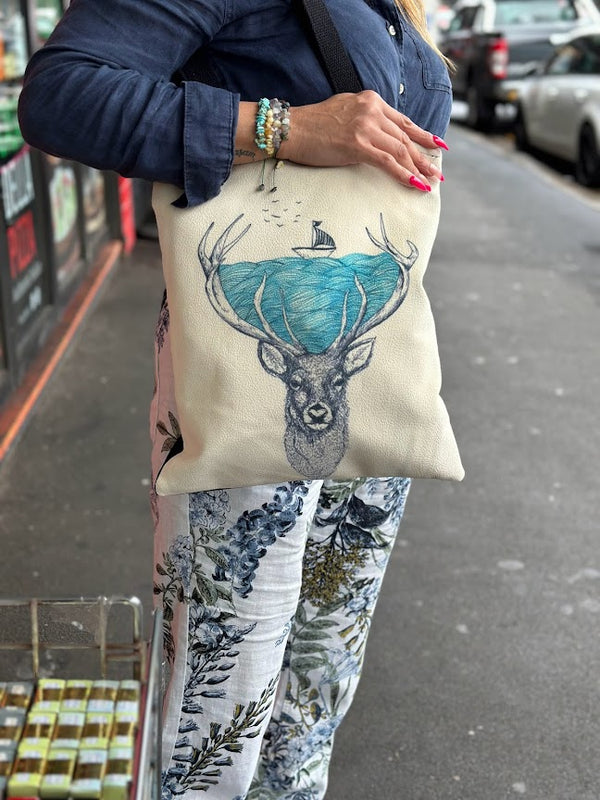 Chamois Shoulder Bag Deer Dream