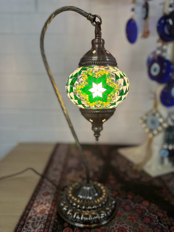 Swan Lamps Mosaics - Green Star