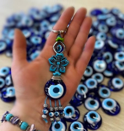 Evil Eye Keyrings Animal Design