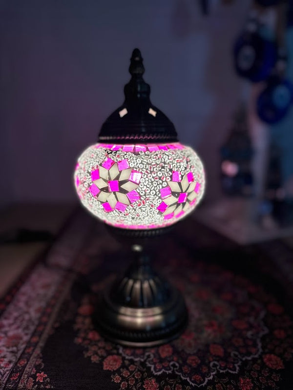 Table Lamps - Pink Flower