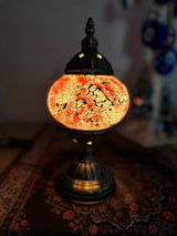 Table Lamps - Pink Pastel Crackle