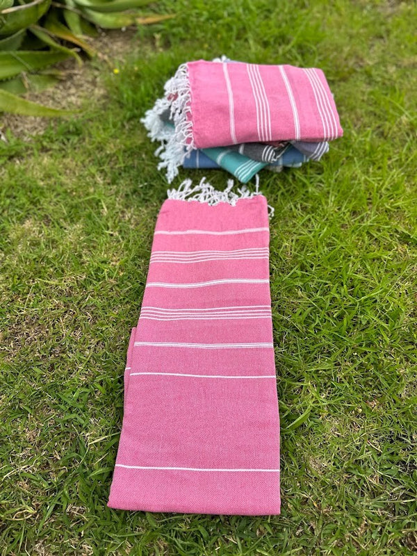 Turkish Cotton Towel - Pink Sultan Series