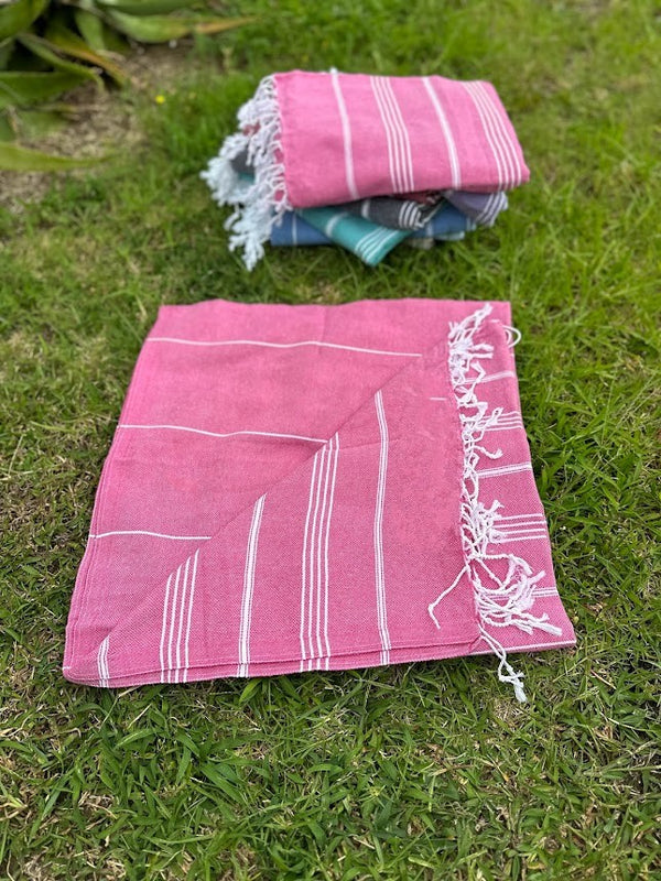 Turkish Cotton Towel - Pink Sultan Series