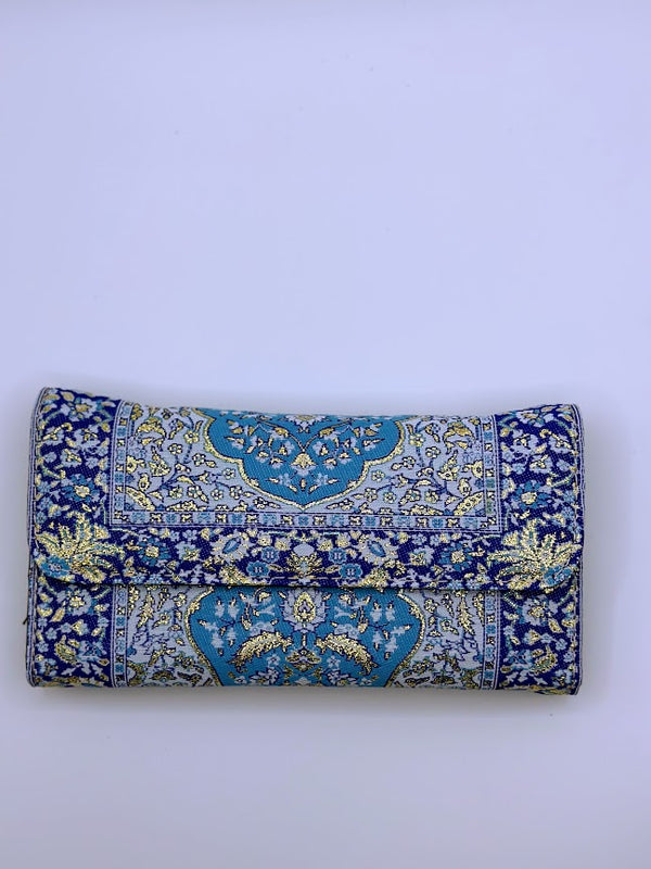 Handmade Kilim Wallet Navy Blue